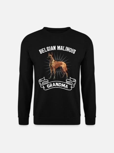 Belgischer Schäferhund BELGIAN MALINOIS GRANDMA - Unisex Pullover - Schwarz