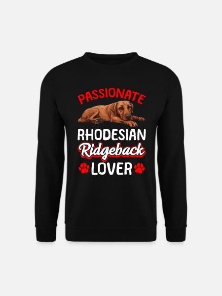 Ridgeback PASSIONATE RHODESIAN RIDGEBACK LOVER - Unisex Sweatshirt - black