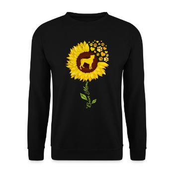 BOXER MOM German Boxer Dog Mom Boxer Boxer - Unisex Sweatshirt - black - Front - Alina (178cm) & Michal (187cm)
