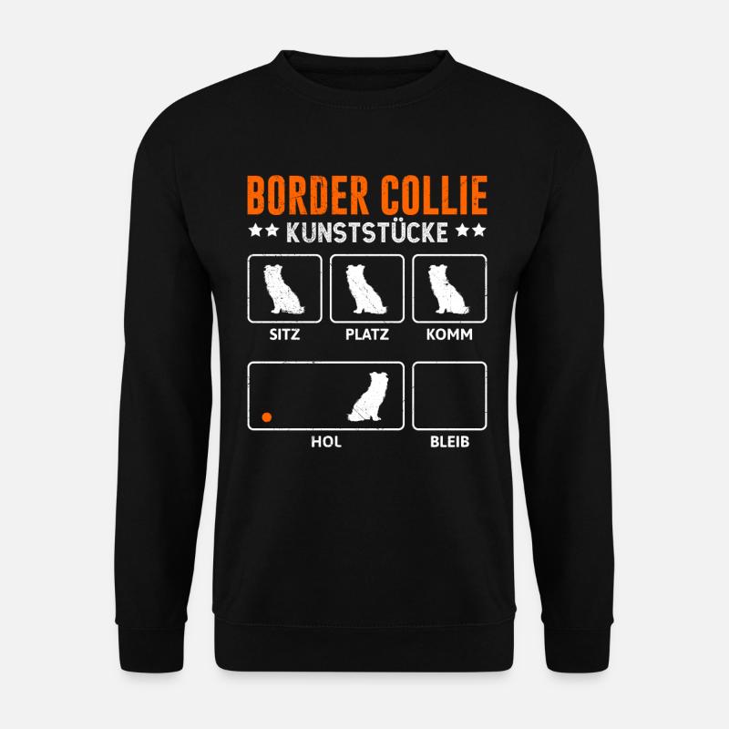 TOURS DE BORDER COLLIE Border Collie - Sweat-shirt Unisexe - noir
