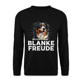 Berger Australien PURE JOIE AUSSIE - Sweat-shirt Unisexe - noir - Devant - Alina (178cm) & Michal (187cm)