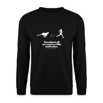 Portion supplémentaire de motivation coureur WildPuma - Sweat-shirt Unisexe - noir - Devant - Alina (178cm) & Michal (187cm)