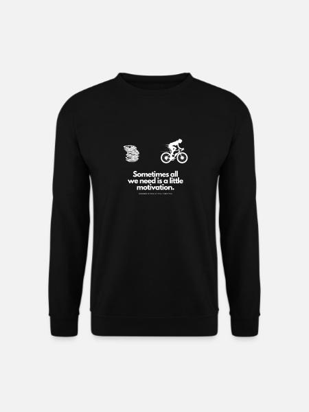 Extra Motivation Female Cyclists Flush - Unisex Sweatshirt - black
