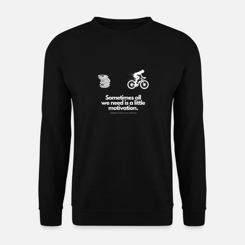 Extra Motivation Female Cyclists Flush - Unisex Sweatshirt - black