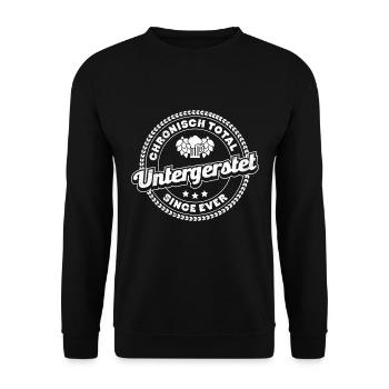 Chronisch Total untergersted Bierzelt Bier - Unisex Pullover - Schwarz - Vorne - Alina (178cm) & Michal (187cm)
