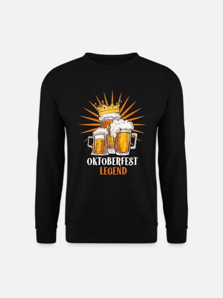 King Legend Beer Drinker - Unisex Sweatshirt - black