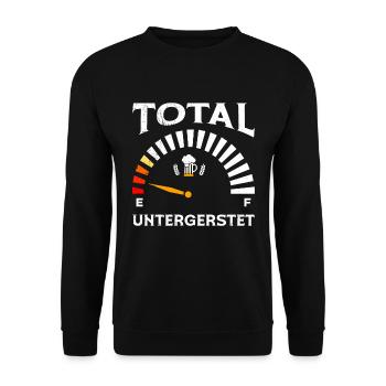 Bière Vide totalement sous-estimée Recharge de bière - Sweat-shirt Unisexe - noir - Devant - Alina (178cm) & Michal (187cm)