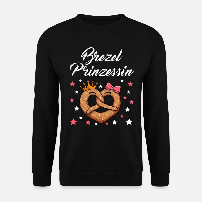 Bretzel Princesse - Sweat-shirt Unisexe - noir
