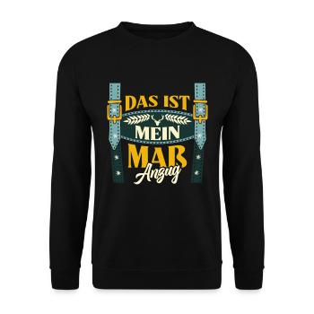 Münchner Volksfest MEI MASS-ANZUG Lustiges - Unisex Sweatshirt - black - Front - Alina (178cm) & Michal (187cm)
