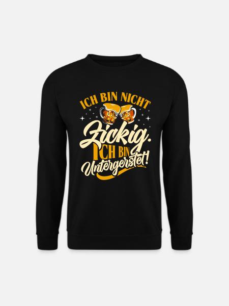 Münchner Volksfest NICHT BIN UNTERGERSTET - Unisex Pullover - Schwarz