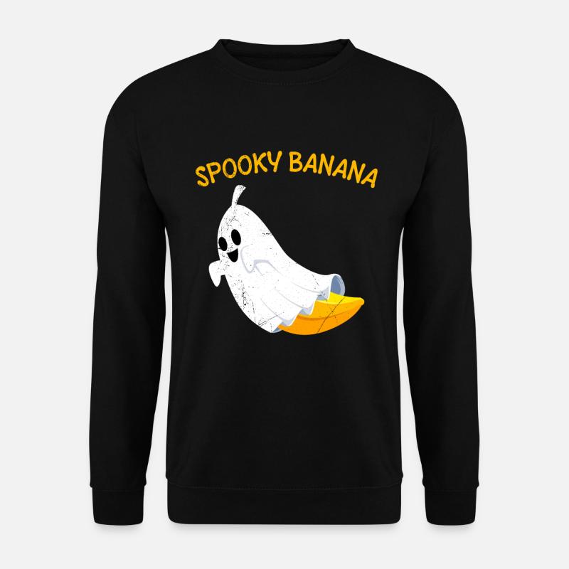 Halloween Kostüm Kinder SPOOKY BANANA Lustiges - Unisex Pullover - Schwarz