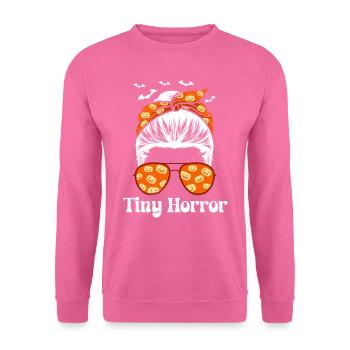 Halloween Kinder Kostüm KLEINER SCHRECKEN Lustig - Unisex Pullover - Pink - Vorne