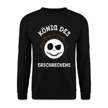 Costume d’Halloween Enfants KING OF SCARE - Sweat-shirt Unisexe - noir - Devant - Alina (178cm) & Michal (187cm)