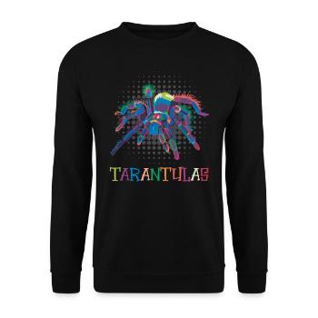 Halloween Costume Party TARANTULAS Kids Cooles - Unisex Sweatshirt - black - Front - Alina (178cm) & Michal (187cm)