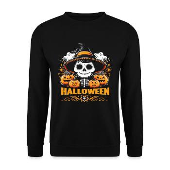 Halloween Enfants Fête HALLOWEEN Costume Enfants - Sweat-shirt Unisexe - noir - Devant - Alina (178cm) & Michal (187cm)