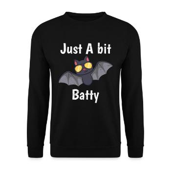 Costume d’Halloween Enfants JUST A BIT BATTY Girls - Sweat-shirt Unisexe - noir - Devant - Alina (178cm) & Michal (187cm)