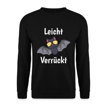 Halloween Costume Kids SLIGHTLY CRAZY Girls - Unisex Sweatshirt - black - Front - Alina (178cm) & Michal (187cm)