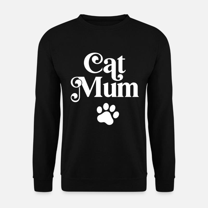 Cat Mum - Unisex Sweatshirt - black
