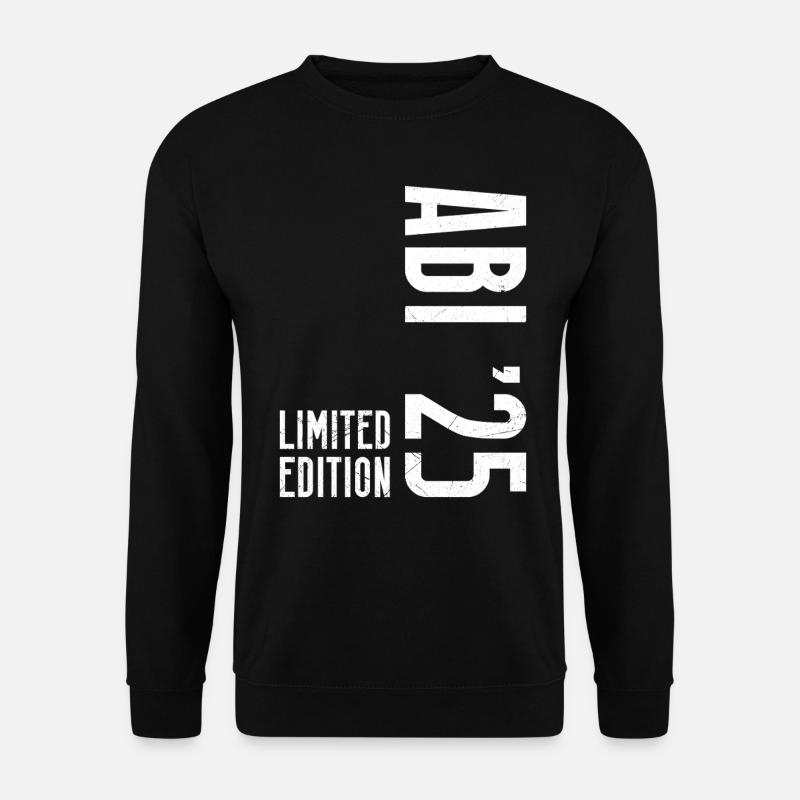ABI 2025 Abitur Abschluss Lustiges Abiturienten - Unisex Pullover - Schwarz
