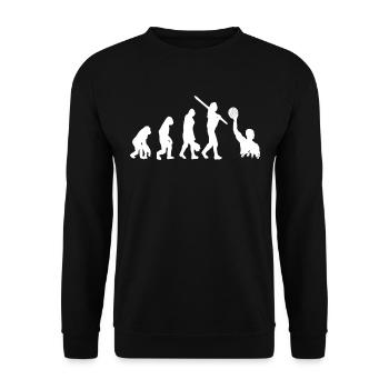 Wasserball Evolution - Unisex Pullover - Schwarz - Vorne - Alina (178cm) & Michal (187cm)