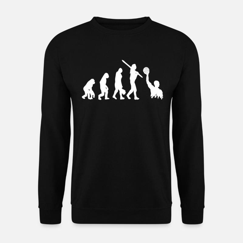 Évolution du water-polo - Sweat-shirt Unisexe - noir