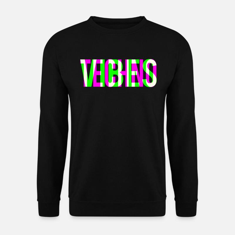 TECHNO VIBES - Unisex Sweatshirt - black