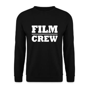 Film Crew TV Camera Production - Unisex Sweatshirt - black - Front - Alina (178cm) & Michal (187cm)