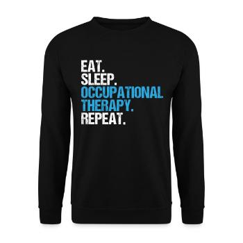 Occupational therapy Occupational therapist Occupational therapist - Unisex Sweatshirt - black - Front - Alina (178cm) & Michal (187cm)