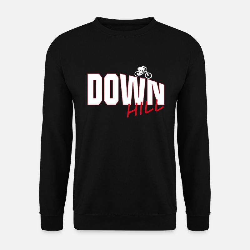 Downhill biking - Unisex Pullover - Schwarz