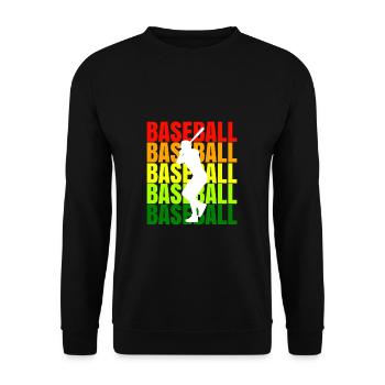 Club de loisirs de sports de baseball - Sweat-shirt Unisexe - noir - Devant - Alina (178cm) & Michal (187cm)