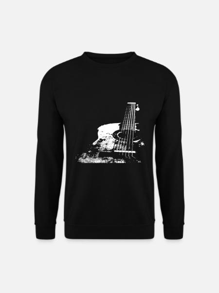 Classical Guitar T-Shirt Gift Guitarist - Unisex Sweatshirt - black