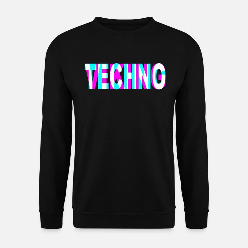 TECHNO VIKING - Unisex Pullover - Schwarz