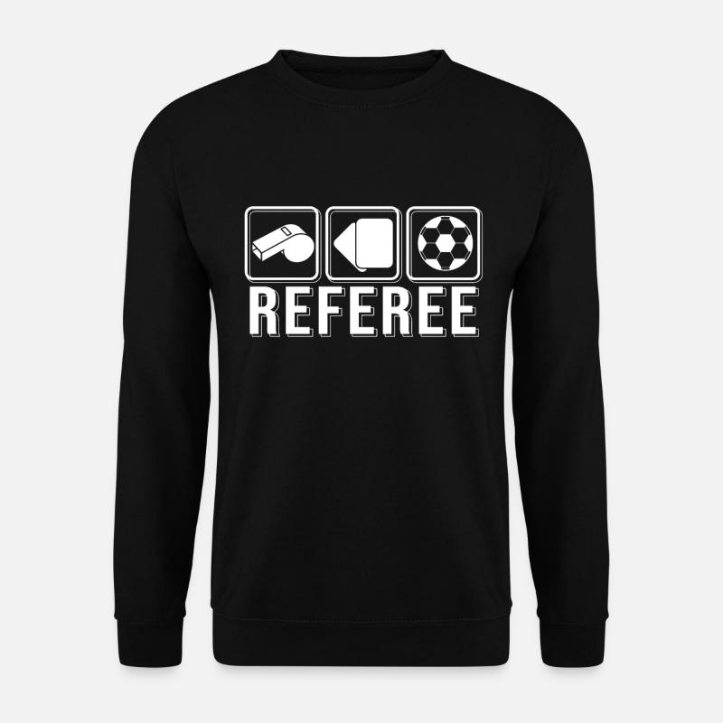 Schiedsrichter Schiri T-Shirt Geschenk - Unisex Pullover - Schwarz