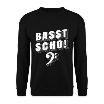 Cadeau guitare guitare basse guitare basse - Sweat-shirt Unisexe - noir - Devant - Alina (178cm) & Michal (187cm)