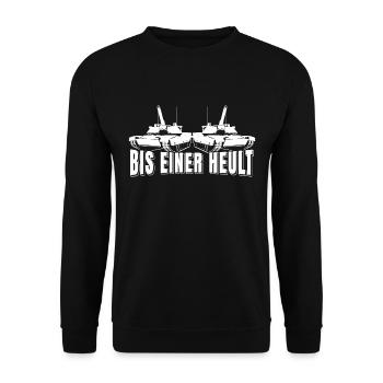 Jusqu'à ce que l'on hurle réservoir de cadeau de T-shirt - Sweat-shirt Unisexe - noir - Devant - Alina (178cm) & Michal (187cm)