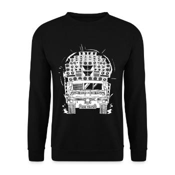 Tekno Pirates - Unisex Sweatshirt - black - Front - Alina (178cm) & Michal (187cm)