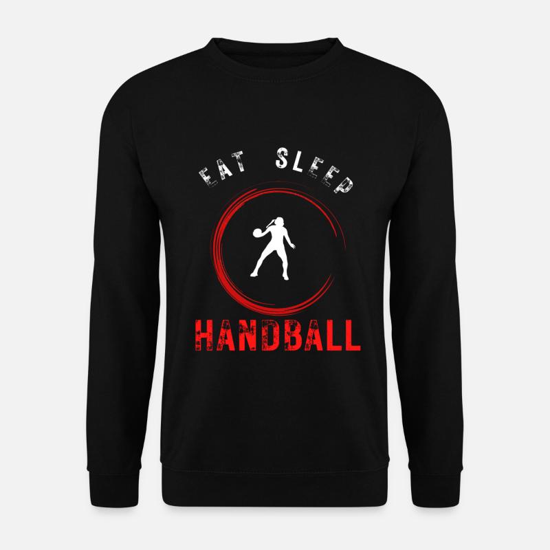 Eat sleep Handball - Unisex Sweatshirt - black