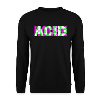 acid house - Unisex Sweatshirt - black - Front - Alina (178cm) & Michal (187cm)