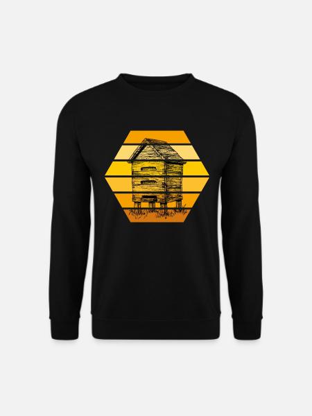 Imker Bienenkasten Hobbyimker Bienenvolk - Unisex Pullover - Schwarz