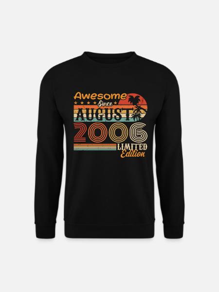 2006 August Geschenkidee August 2006 - Unisex Pullover - Schwarz