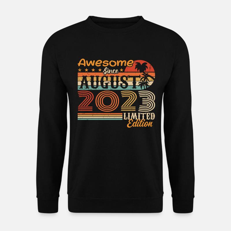 2023 August Geschenkidee August 2023 - Unisex Pullover - Schwarz