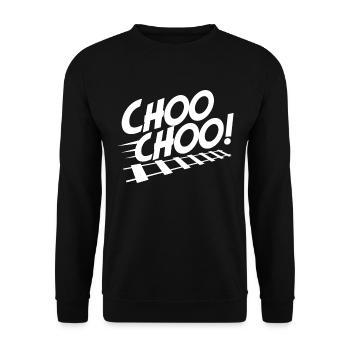 railroad - Unisex Sweatshirt - black - Front - Alina (178cm) & Michal (187cm)