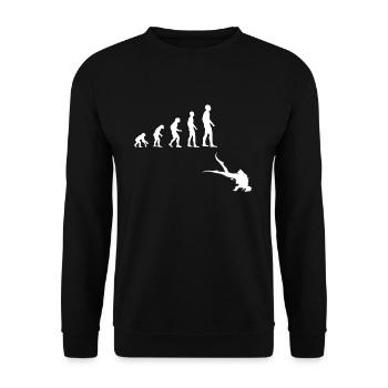 Cycle de vie du plongeur - Tee shirt Plongée - Sweat-shirt Unisexe - noir - Devant - Alina (178cm) & Michal (187cm)