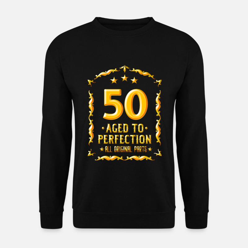 50th birthday - 50 years old - Unisex Sweatshirt - black
