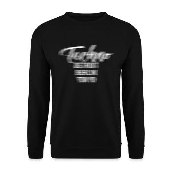 techno detroit berlin tokyo - Unisex Sweatshirt - black - Front - Alina (178cm) & Michal (187cm)