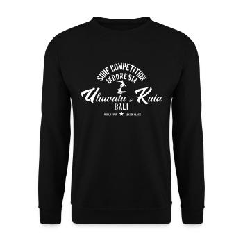 Bali Surfing - Unisex Sweatshirt - black - Front - Alina (178cm) & Michal (187cm)