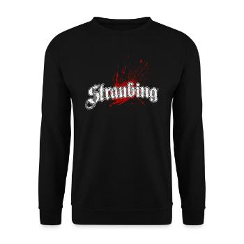 Straubing - Unisex Pullover - Schwarz - Vorne - Alina (178cm) & Michal (187cm)