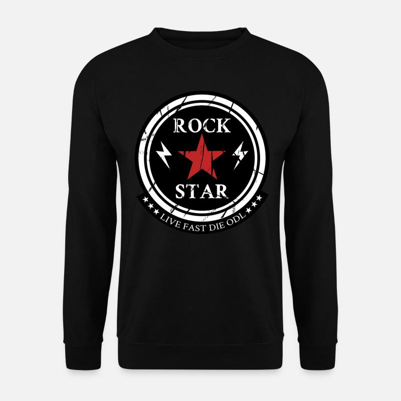 ROCK STAR - Unisex Sweatshirt - black