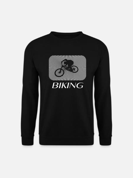 biking - Unisex Pullover - Schwarz
