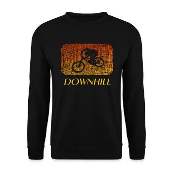 Downhill - Unisex Pullover - Schwarz - Vorne - Alina (178cm) & Michal (187cm)